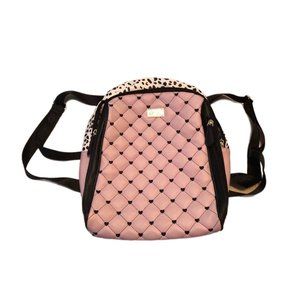 Luv Betsey by Betsey Johnson Quilted Faux Leather Pink/Small Backpack Purse